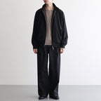 Wool Nylon Reversible Harrington Jacket #BLACK [YK25FW01058B]