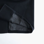 SUPER FINE WOOL MOSSER SOUTIEN COLLAR COAT #BLACK [A26AC01WM]