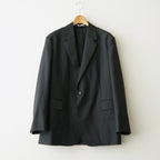 BLUEFACED WOOL JACKET #CHARCOAL NAVY STRIPE [A26AJ03BS]