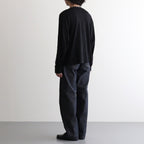 PEARL BUTTON TEE #BLACK [26330906]