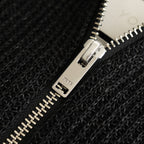 WASHI RAYON SHEER DRIVERS KNIT #BLACK [YK25SS0962S]