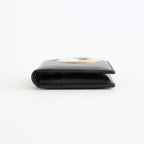 二つ折り財布 - SILVER EYELET #Black [8Z-Z091-051]