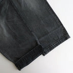 Selvage Denim Belted Pants #BLACK LIGHT FADE [GU251-40192LB]