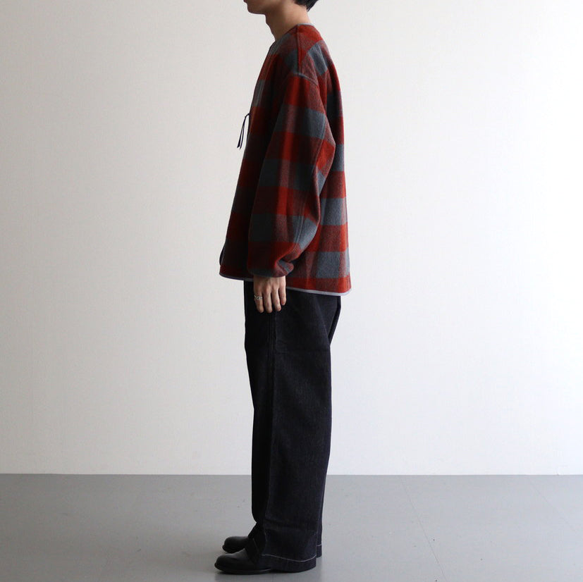 Tri-Spin Loop Cardigan #BRICK×GRAY [GU243-10051]