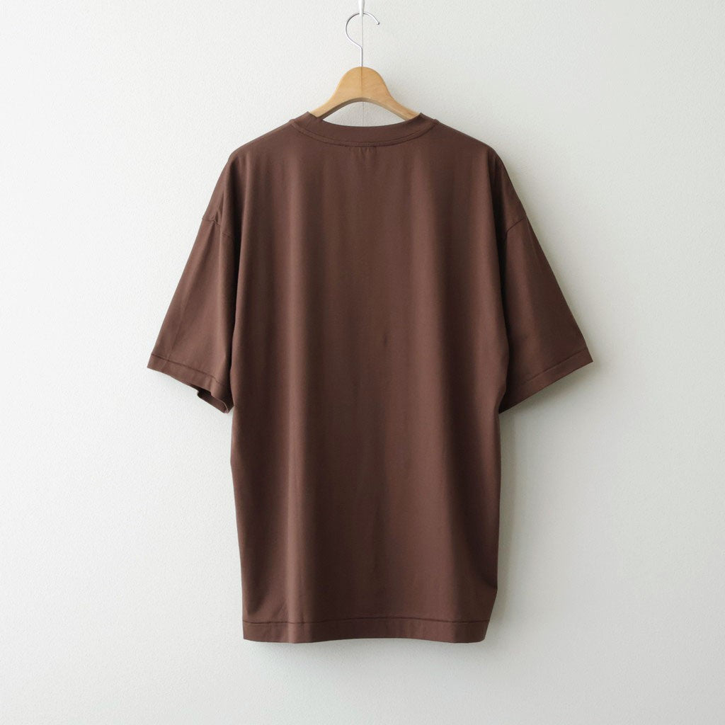 SUVIN60/2 OVERSIZED T-SHIRT #BROWN [KKAGLW0015]