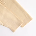 COTTON HIGH GAUGE RIB KNIT POLO #YELLOW [A00P01HR]