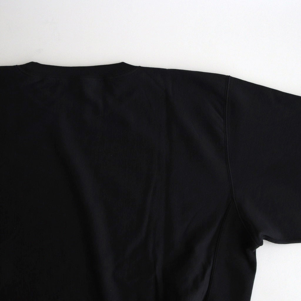 ELASTIC HIGH GAUGE SWEAT P/O #INK BLACK [A26SP02NU]