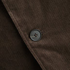 VINTAGE CORDUROY SINGLE BREASTED JACKET #BROWN [ST.1580]