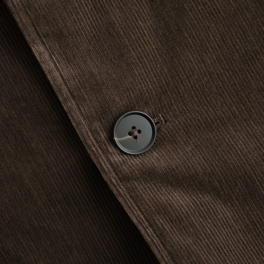 VINTAGE CORDUROY SINGLE BREASTED JACKET #BROWN [ST.1580]