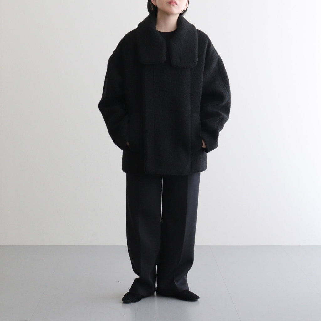 Standcollar Boucle Jacket #BLK [12520002]