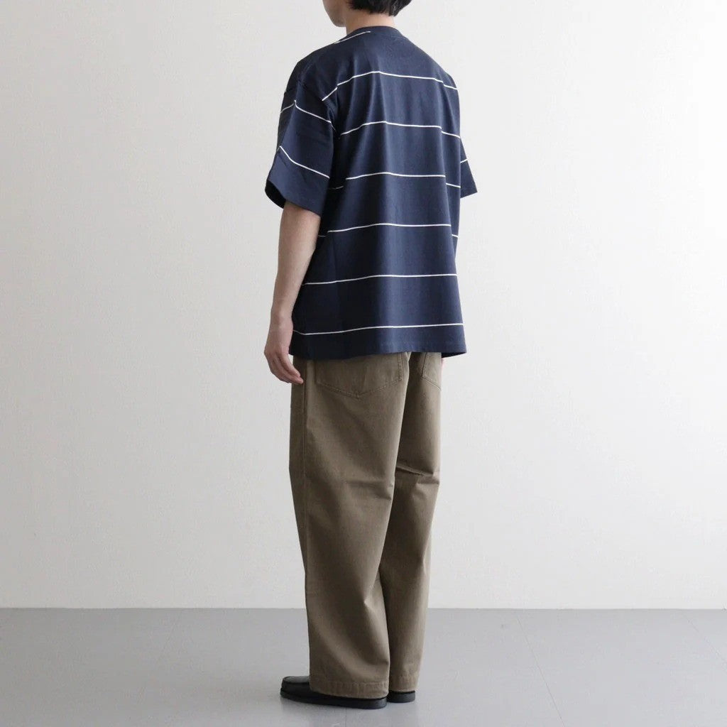 PIN BORDER S/S TEE #NAVY×WHITE [FSC263-70090]