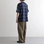 PIN BORDER S/S TEE #NAVY×WHITE [FSC263-70090]