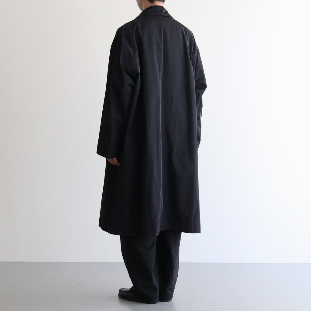 NKBSCT - 強撚ポリエステル・メモリーギャバジン ステンカラーコート