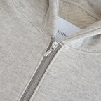 COTTON CASHMERE SWEAT ZIP HOODY #GREY [ST.1469]