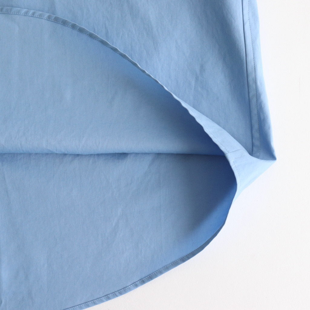 WASHED FINX TWILL BIG SHIRT #BLUE [A25SS02TN]