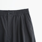 Wool Washer Tropical 2pleated Easy Trousers #CARBON [YK26SS01173P]