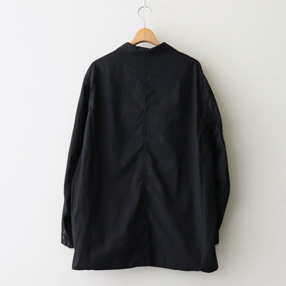 Garment Dyed Typewriter Oversized Jacket #BLACK [GM243-20087]