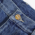 Selvage Denim Two Tuck Pants #INDIGO_LIGHT FADE [GU261-40061LB]