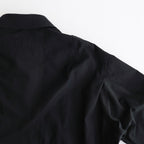 綿ナイロンバックサテン×多素材MIX ブルゾン #BLACK×MIX [HO-J023-051]