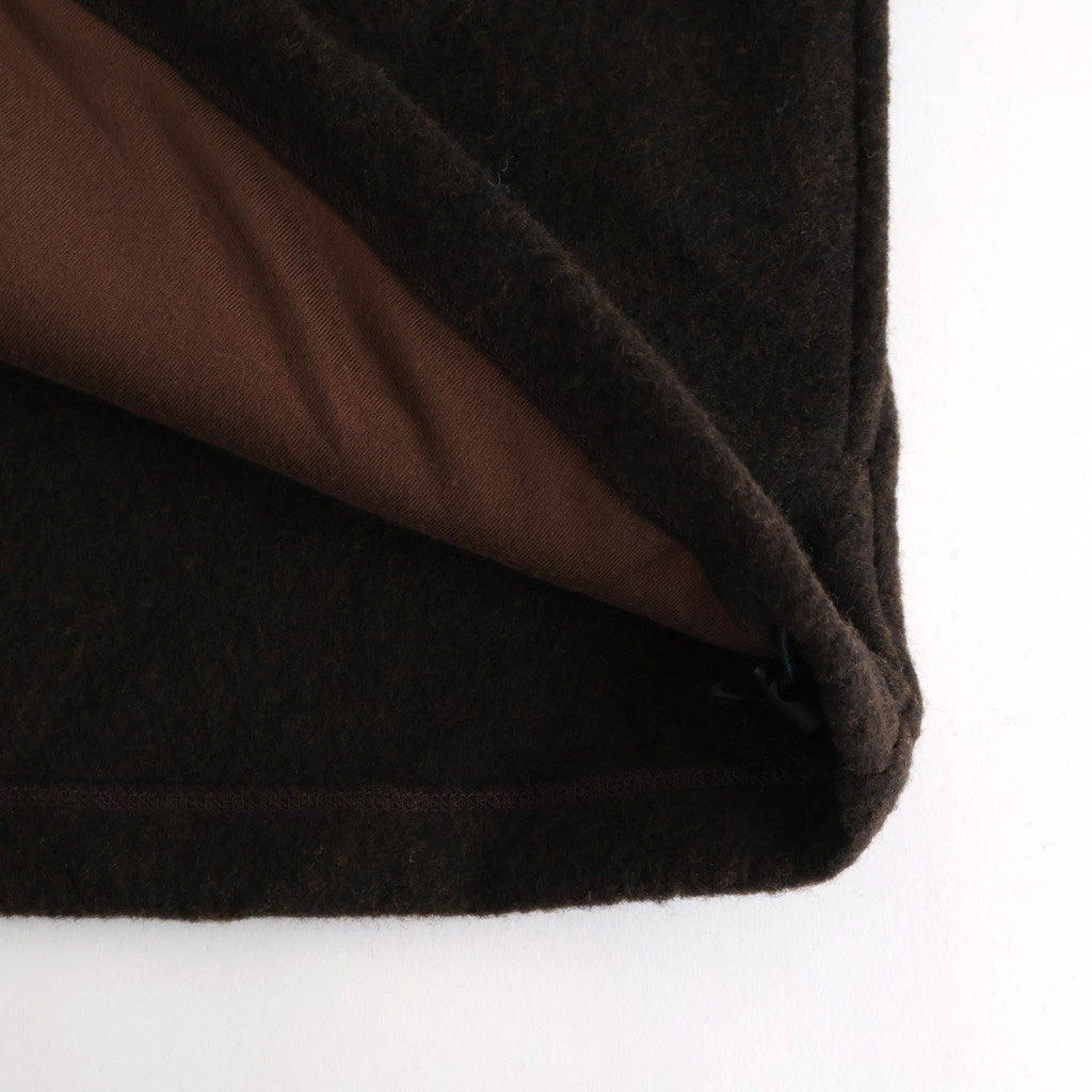 Wool Fleece Half Zip Pullover #BROWN [YK25FW01090B]