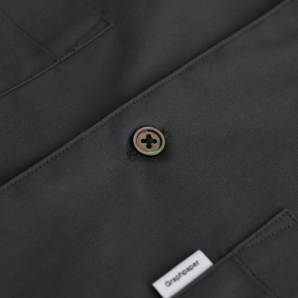 Solotex Twill L/S Oversized Box Shirt #GRAY [GM243-50324B]