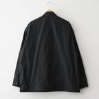 エステルウェザー ジップブルゾン #BLACK [HQ-J015-051]