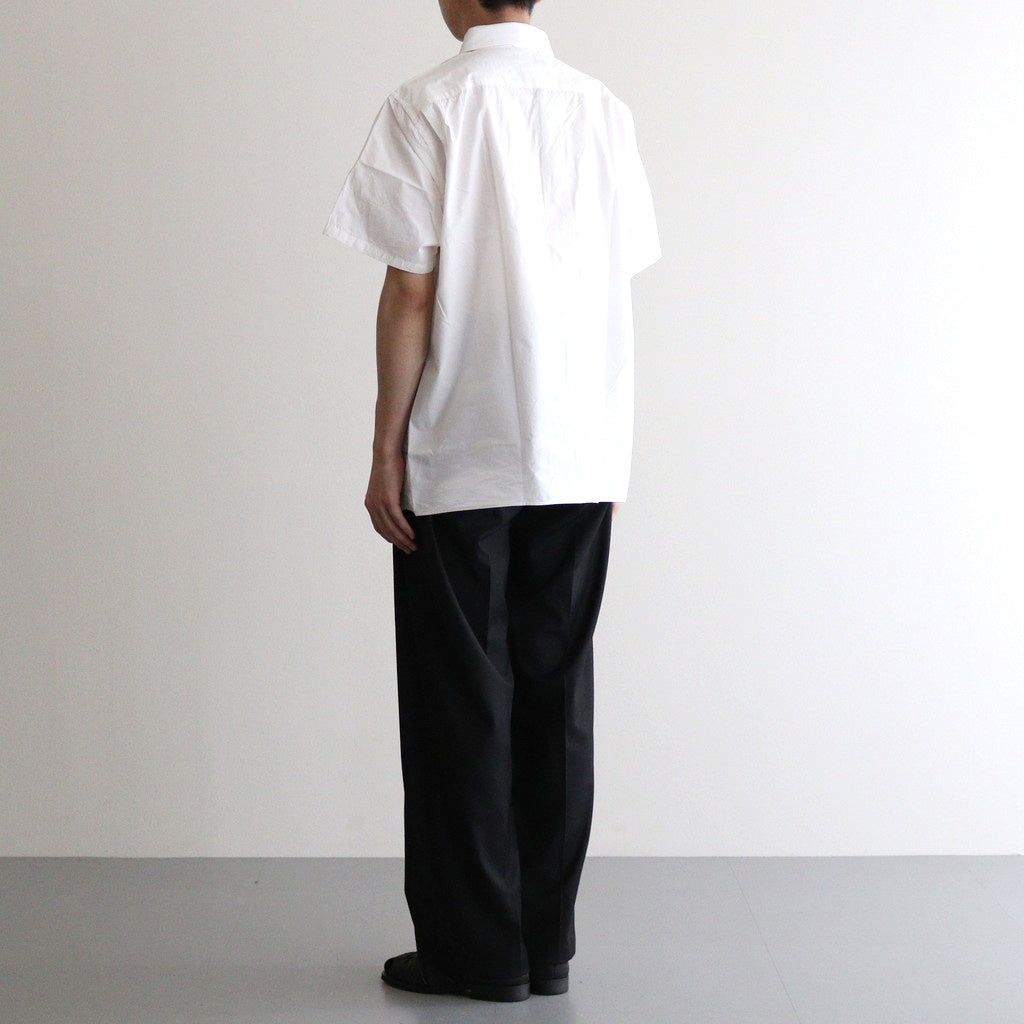 COMFORT SHIRT EXTRA WIDE S/S #white [15129]
