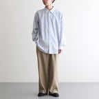 CHINO CLOTH PANTS TUCK STRAIGHT #khaki [13659]