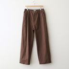 1pleated Wide Tapered Trousers #BROWN [YK26SS01181P]