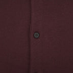 HIGH TWIST WOOL KNIT SHIRT CARDIGAN #RED BROWN [A26AC01CK]