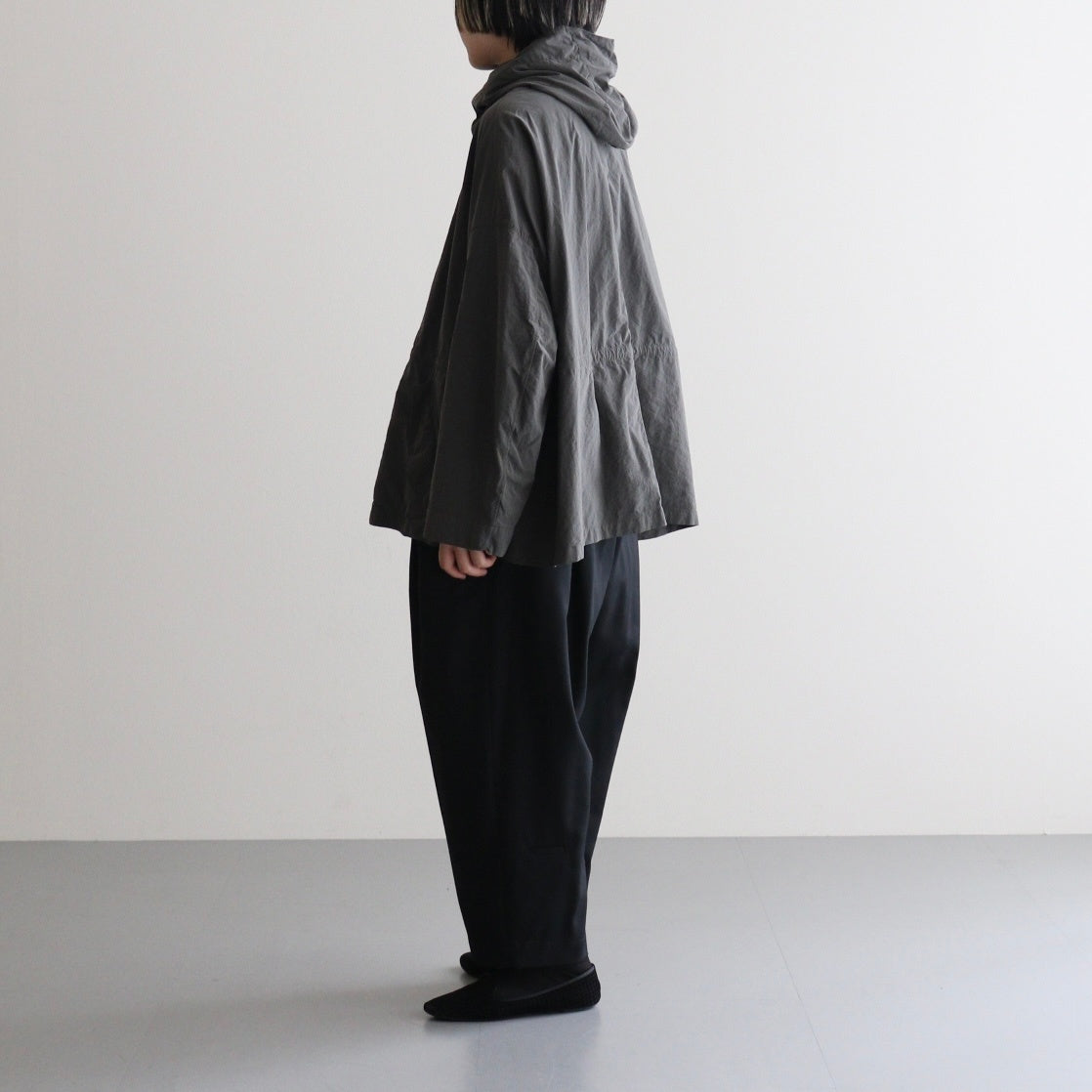 FMSTJK - ナイロンタッサー ガーメントダイ ショートモッズコート #92