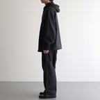 MELTON HOODED BLOUSON #DARK CHARCOAL [ST.928]