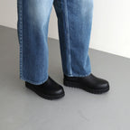 ステアオイルスムース サイドゴアブーツ #BLACK [HO-K106-001]