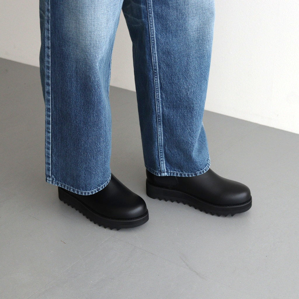 ステアオイルスムース サイドゴアブーツ #BLACK [HO-K106-001]