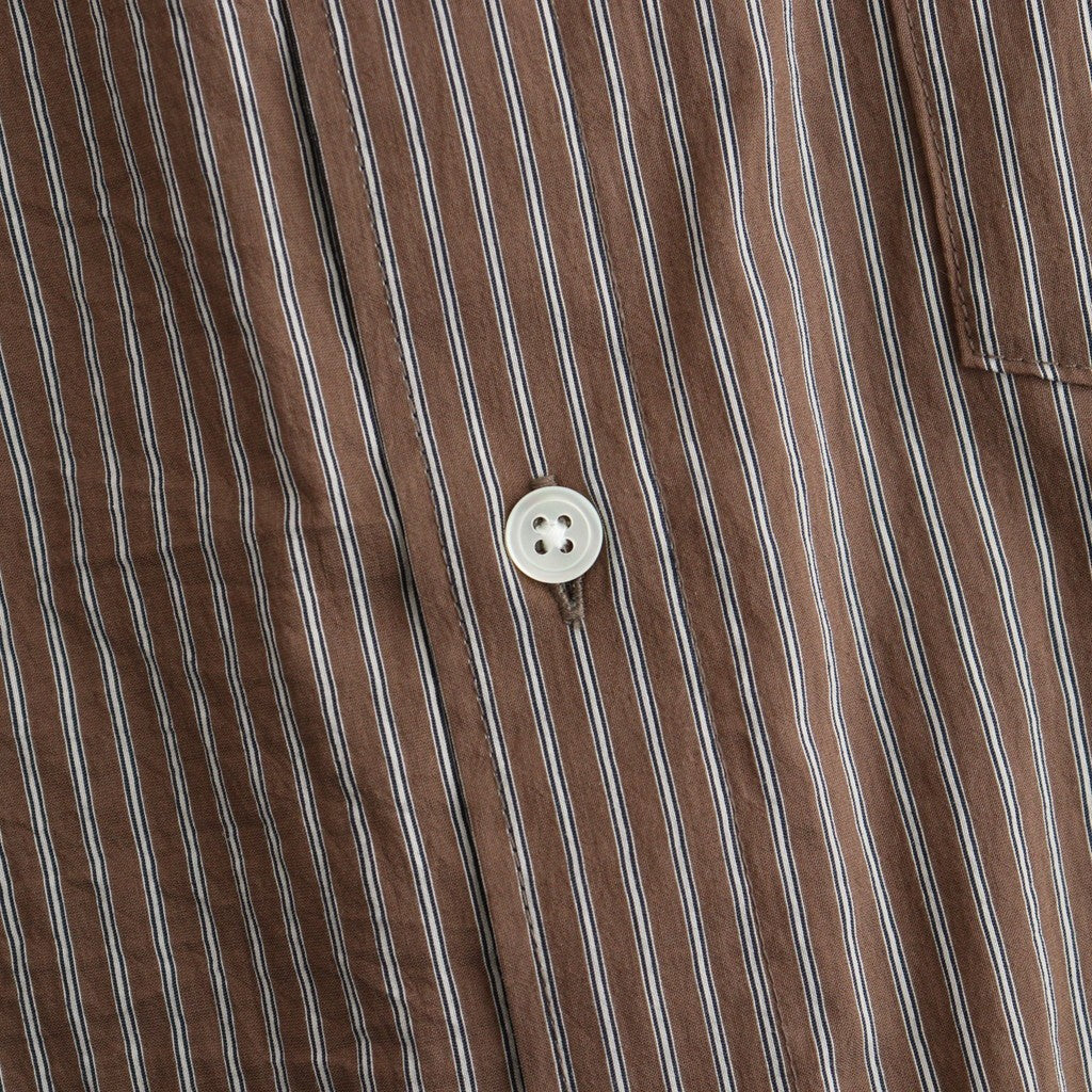 HRAFTeX S/S STRIPE SHIRT #BROWN STRIPE [FSC262-50008]