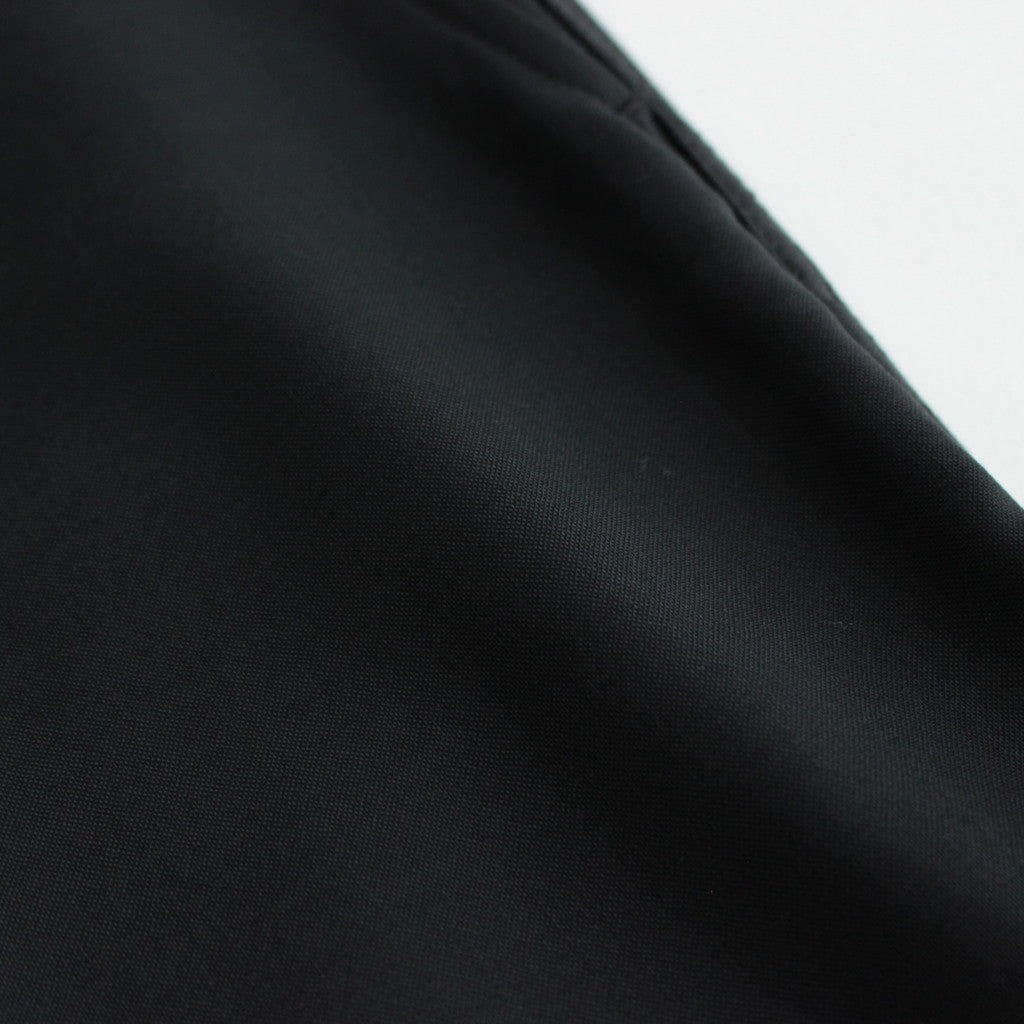 ウールトロ テーパードパンツ #BLACK [HO-P101-051]
