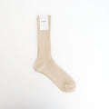GIZA HIGH GAUGE SOCKS #BEIGE [A00S02SX-W]