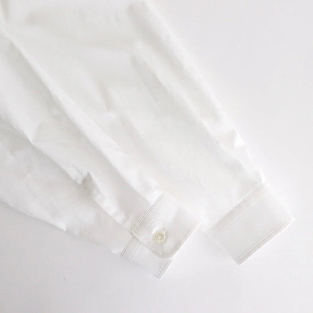 WASHED FINX TWILL BIG SHIRT #WHITE [A25AS02TN]