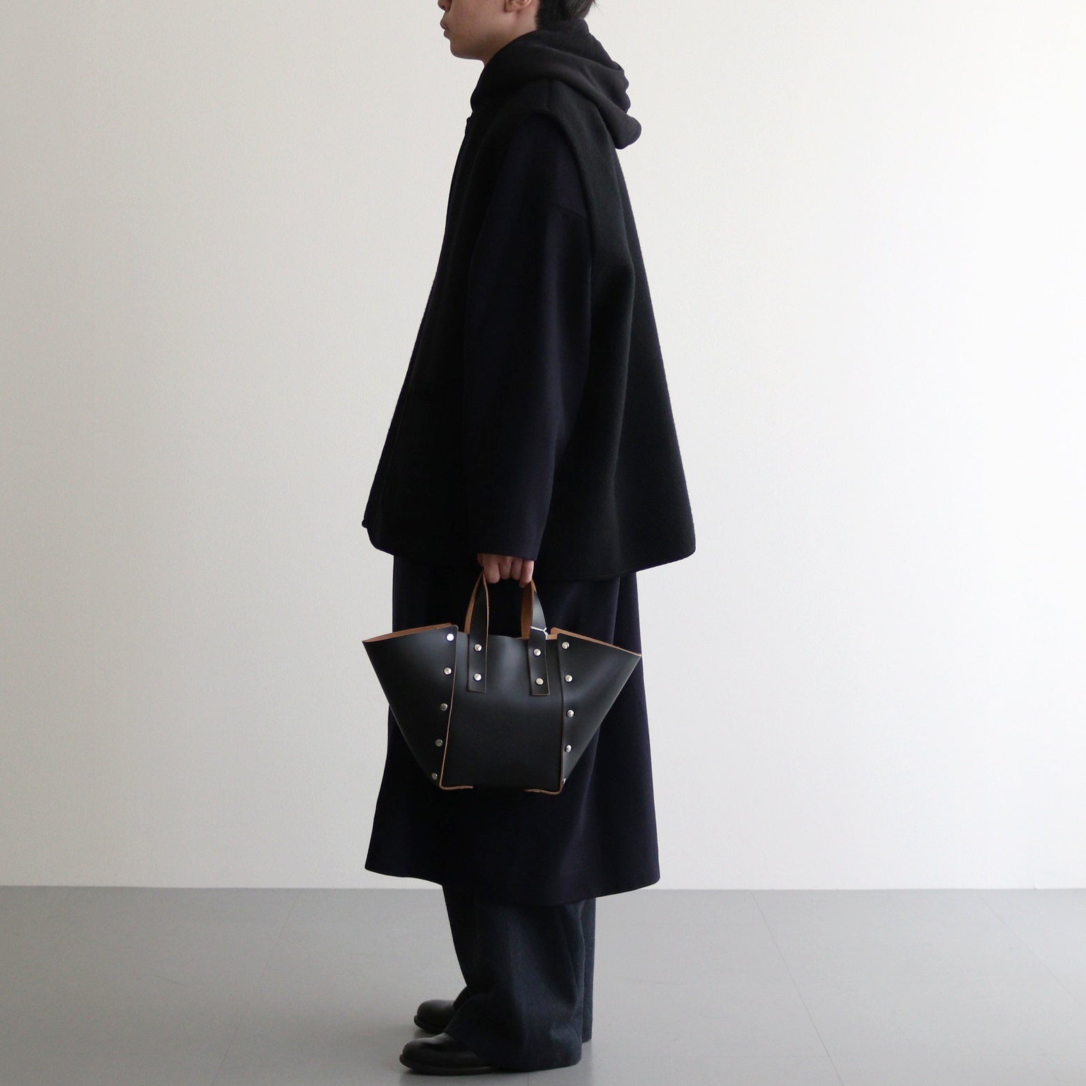 assemble hand bag wide S #black [di-rb-aws]