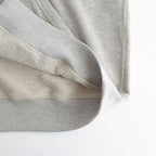 COTTON CASHMERE SWEAT ZIP HOODY #GREY [ST.1469]