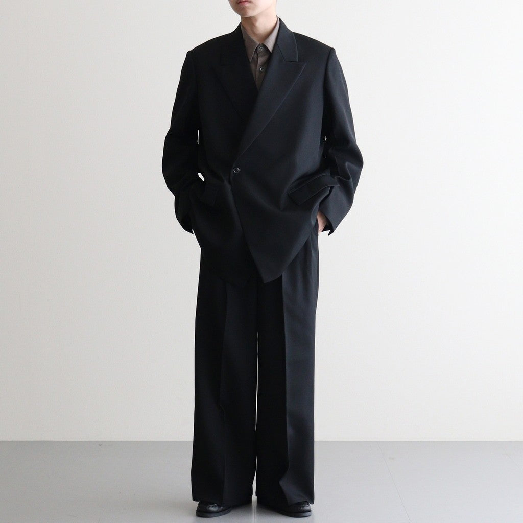 Double Breasted Jacket #BLACK [YK25FW01050J] - ciacura 三重県
