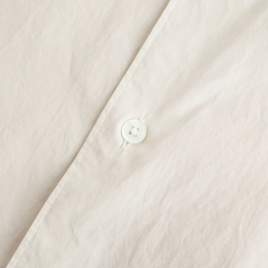 SHRINK COTTON LAWN OVERSIZED HALF SLEEVE SHIRT #BEIGE [BLAGLM0402]