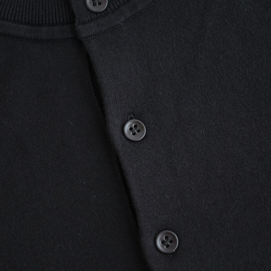 SMOOTH SUVIN HENRYNECK SWEATER #BLACK [KRAGLA0100]