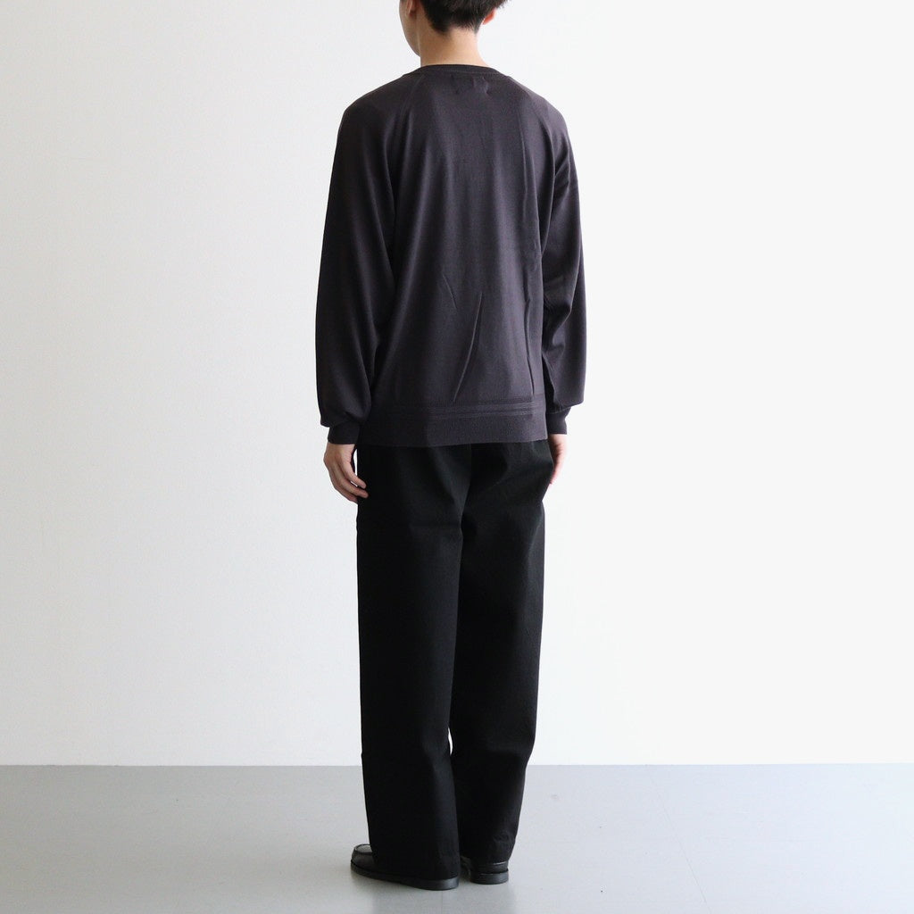 WOOL SWEATER #PURPLE [253340602]