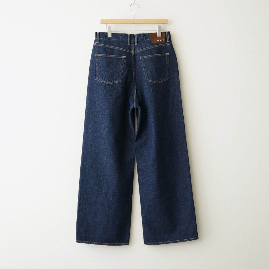 BILLIE 5P JEANS - WIDE STRAIGHT- OW #INDIGO [BO-26FW-PT01]
