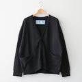 ワイドSWカーディガン #BLACK [D126-J836]