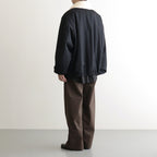 MOUTON COLLAR PADDED JACKET #DARK NAVY [ST.1377]