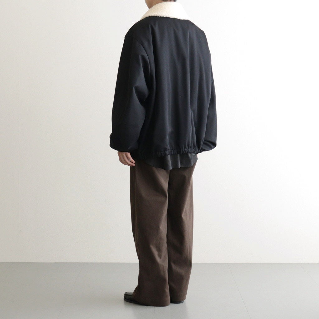 MOUTON COLLAR PADDED JACKET #DARK NAVY [ST.1377]