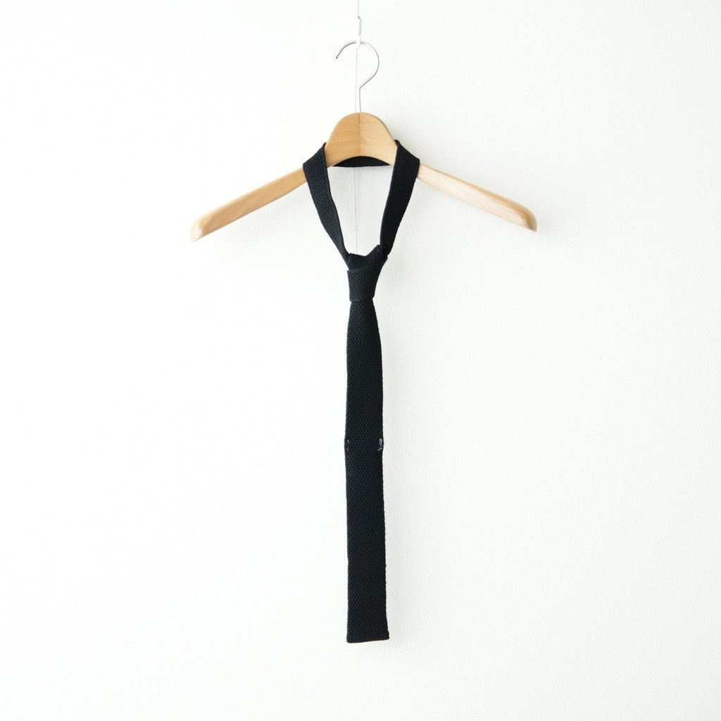 Tourist Knit Tie #BLACK [AOFFAC002]