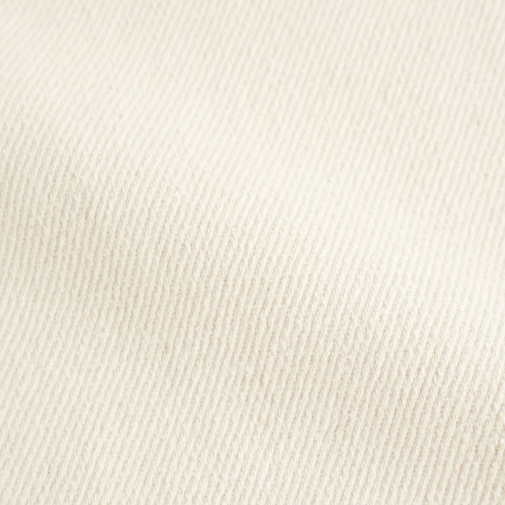 SILK NEP DENIM 5P WIDE PANTS #IVORY WHITE [A26SP01SD]